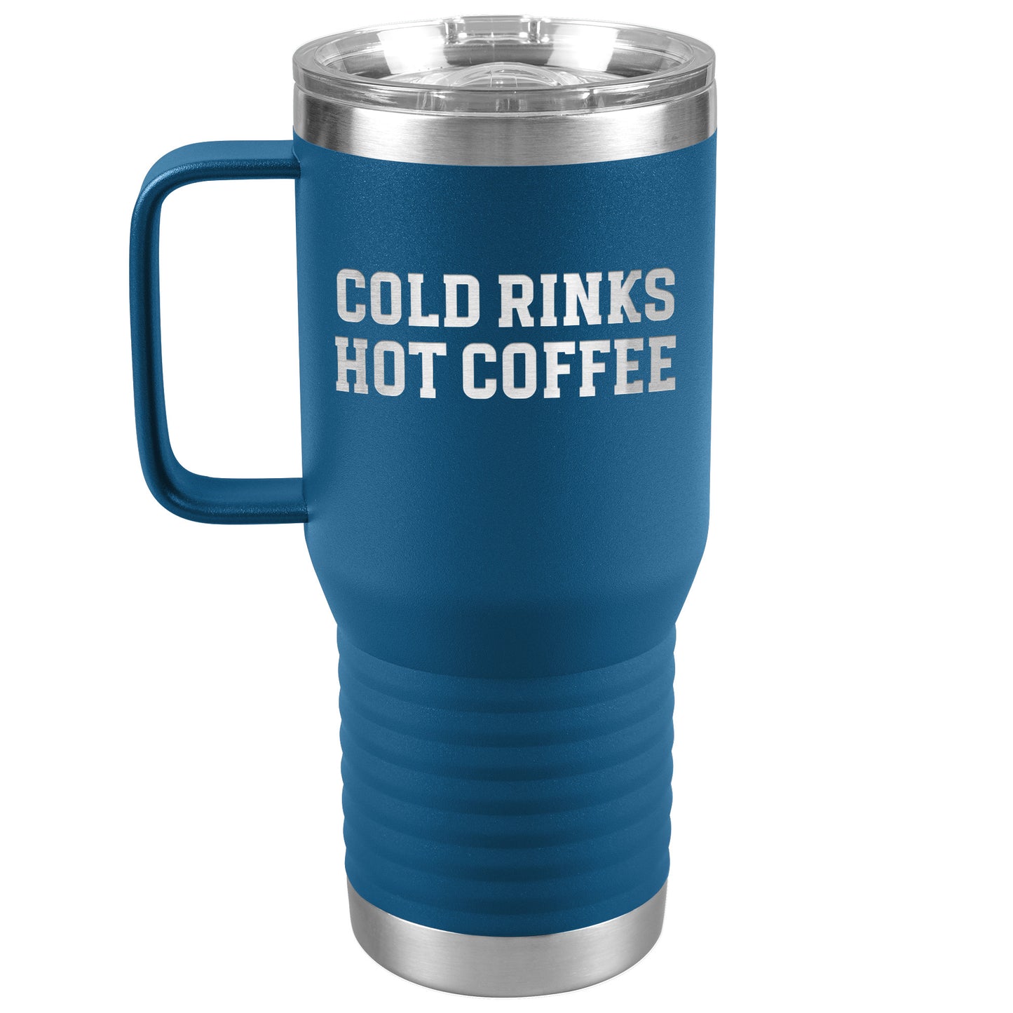 Cold Rinks, Hot Coffee Travel Mug