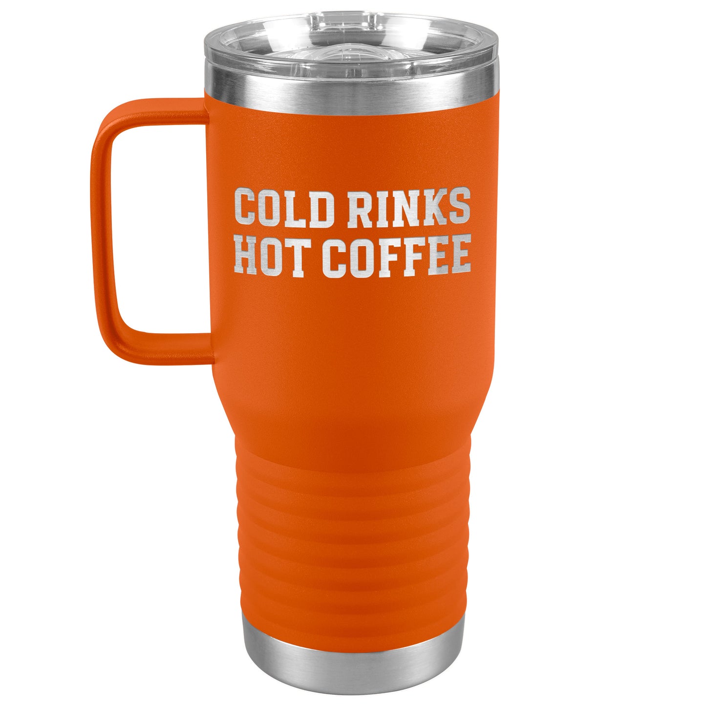 Cold Rinks, Hot Coffee Travel Mug