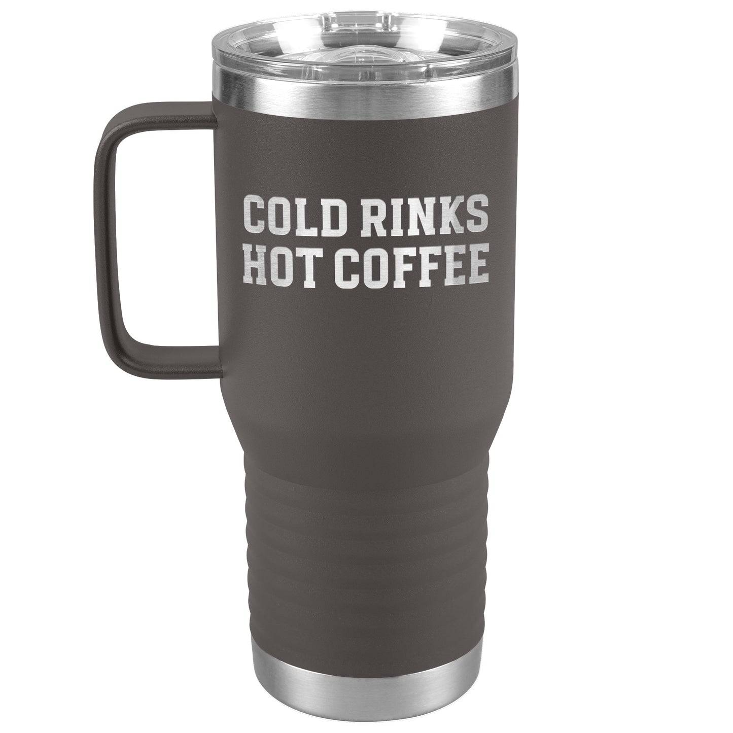 Cold Rinks, Hot Coffee Travel Mug
