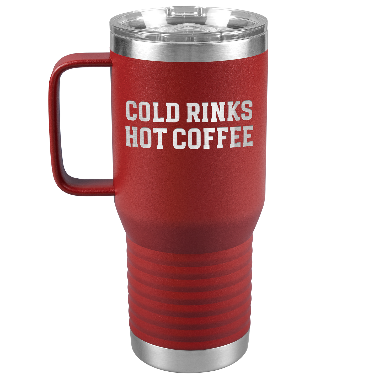 Cold Rinks, Hot Coffee Travel Mug