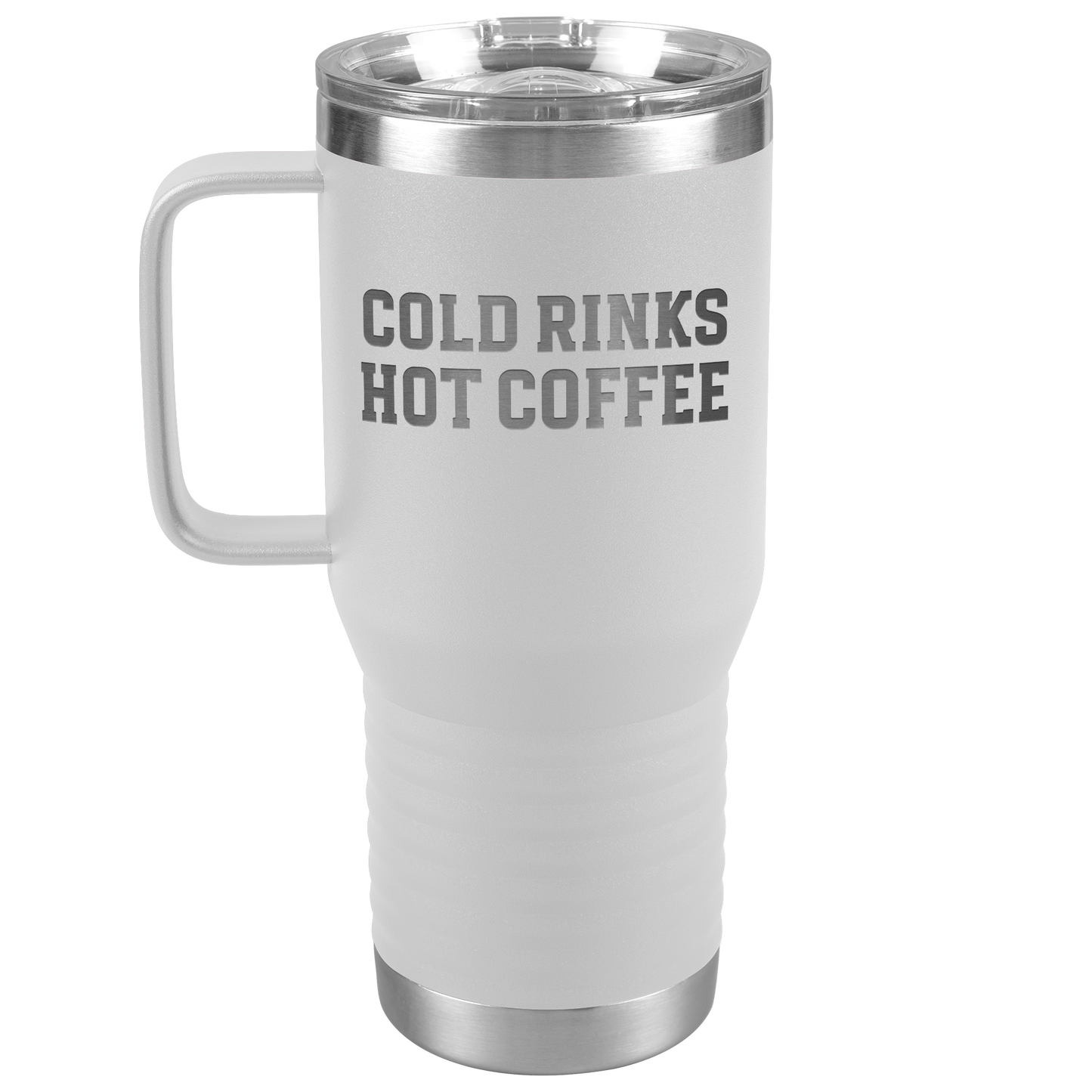 Cold Rinks, Hot Coffee Travel Mug