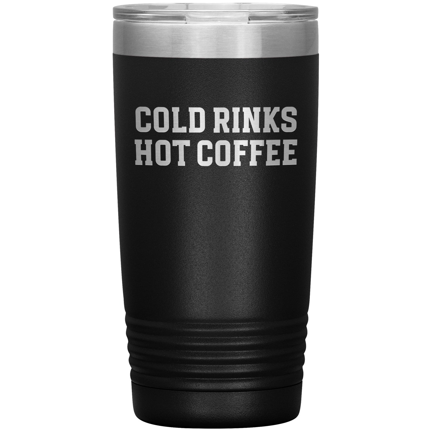 Cold Rinks, Hot Coffee Travel Mug