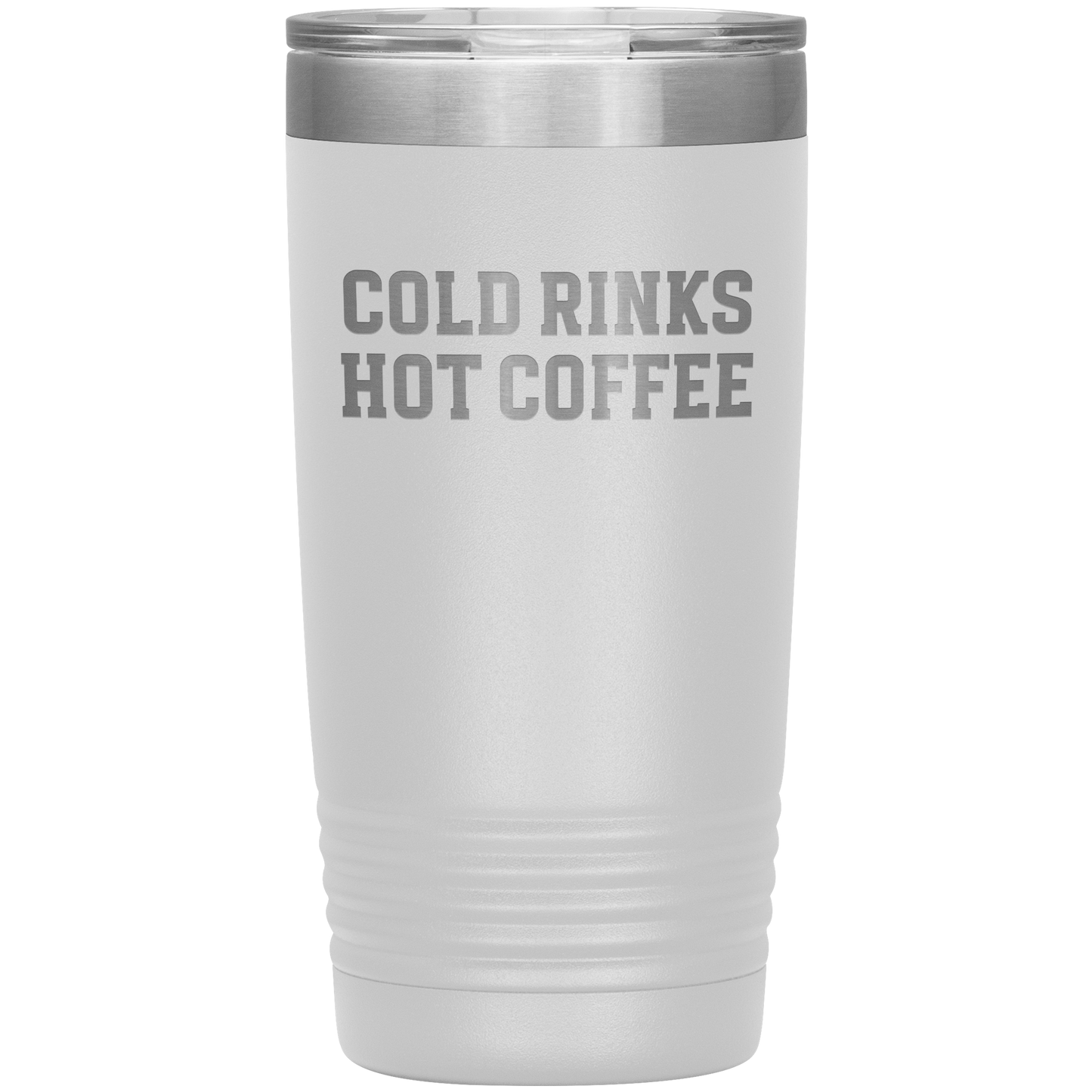 Cold Rinks, Hot Coffee Travel Mug