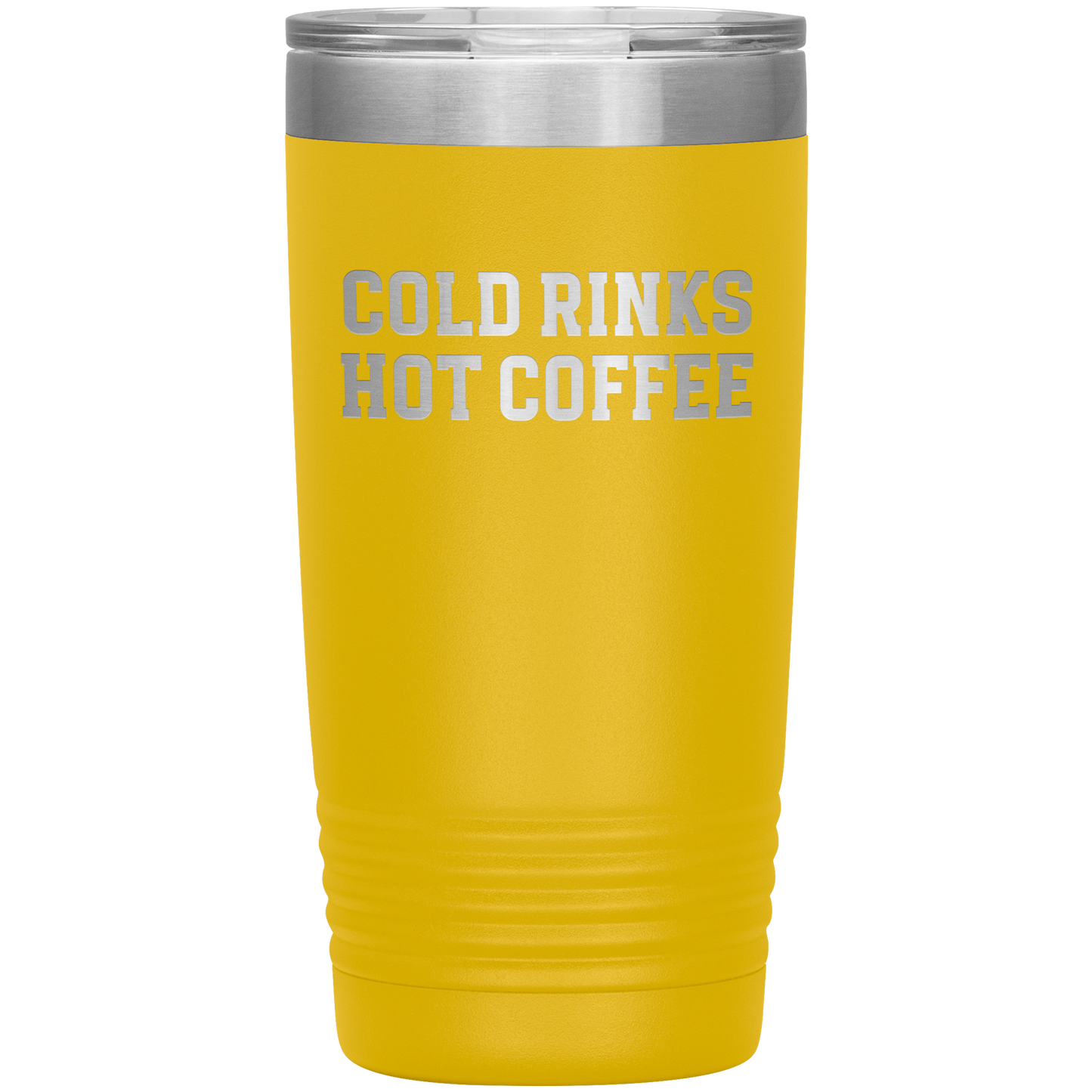 Cold Rinks, Hot Coffee Travel Mug