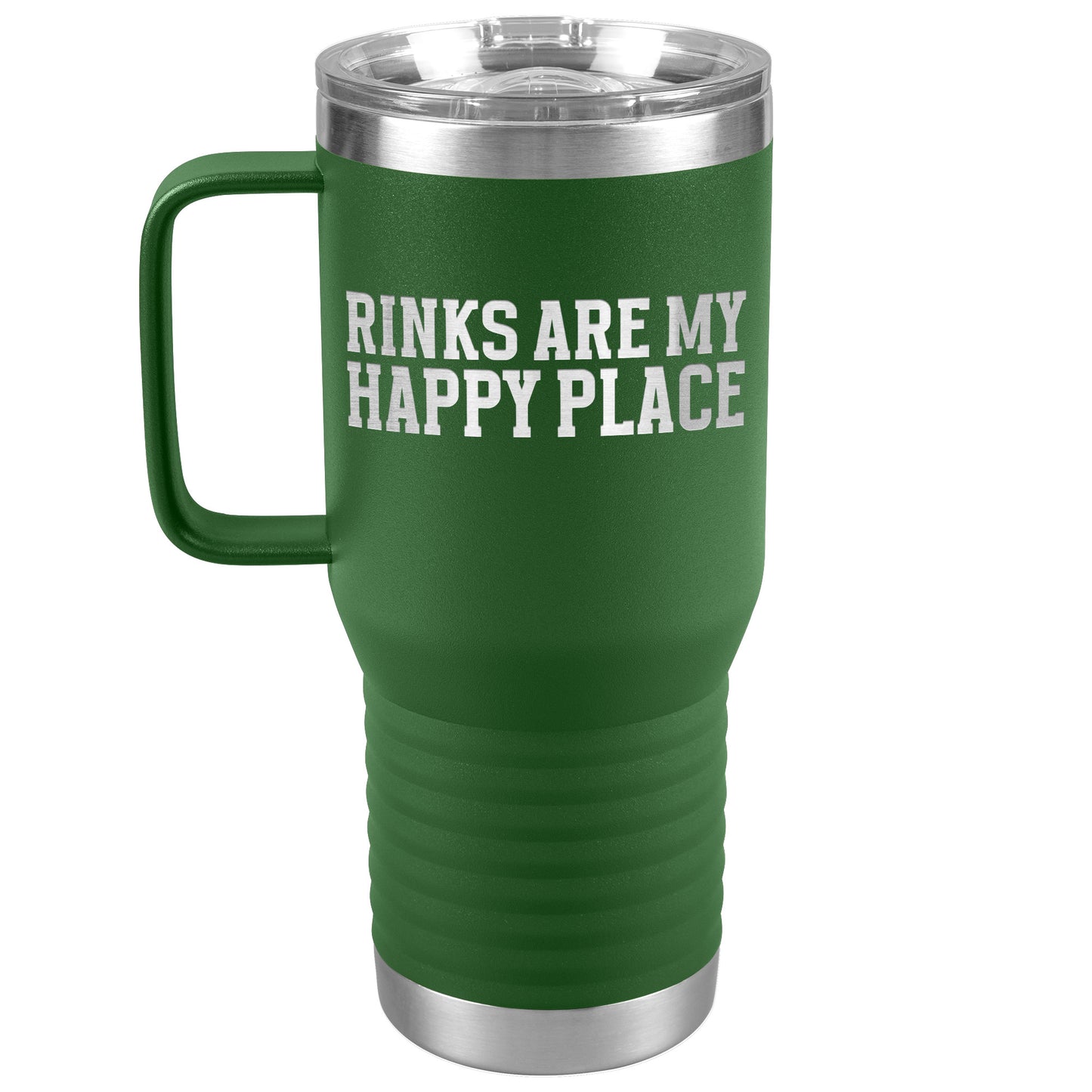 Rinks Are My Happy Place Travel Mug