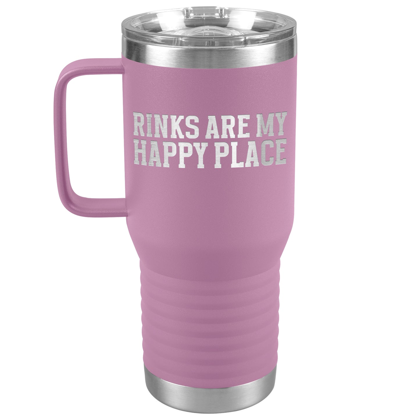 Rinks Are My Happy Place Travel Mug