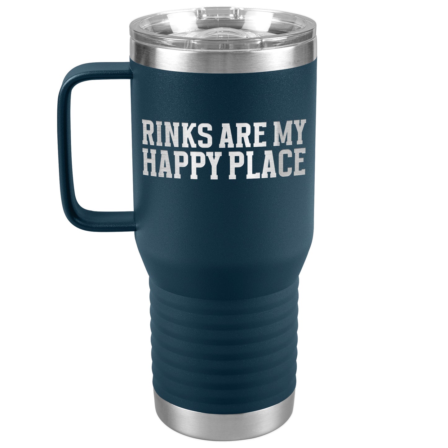 Rinks Are My Happy Place Travel Mug