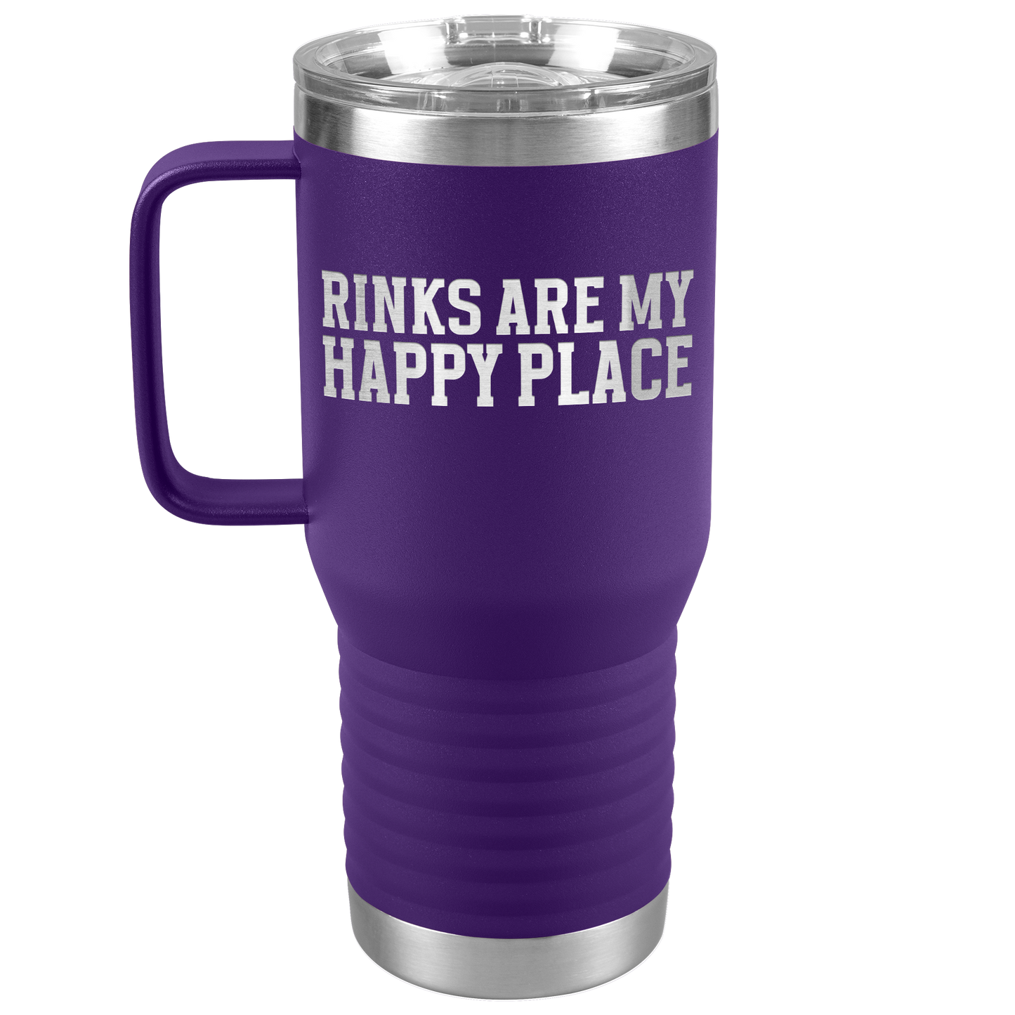 Rinks Are My Happy Place Travel Mug