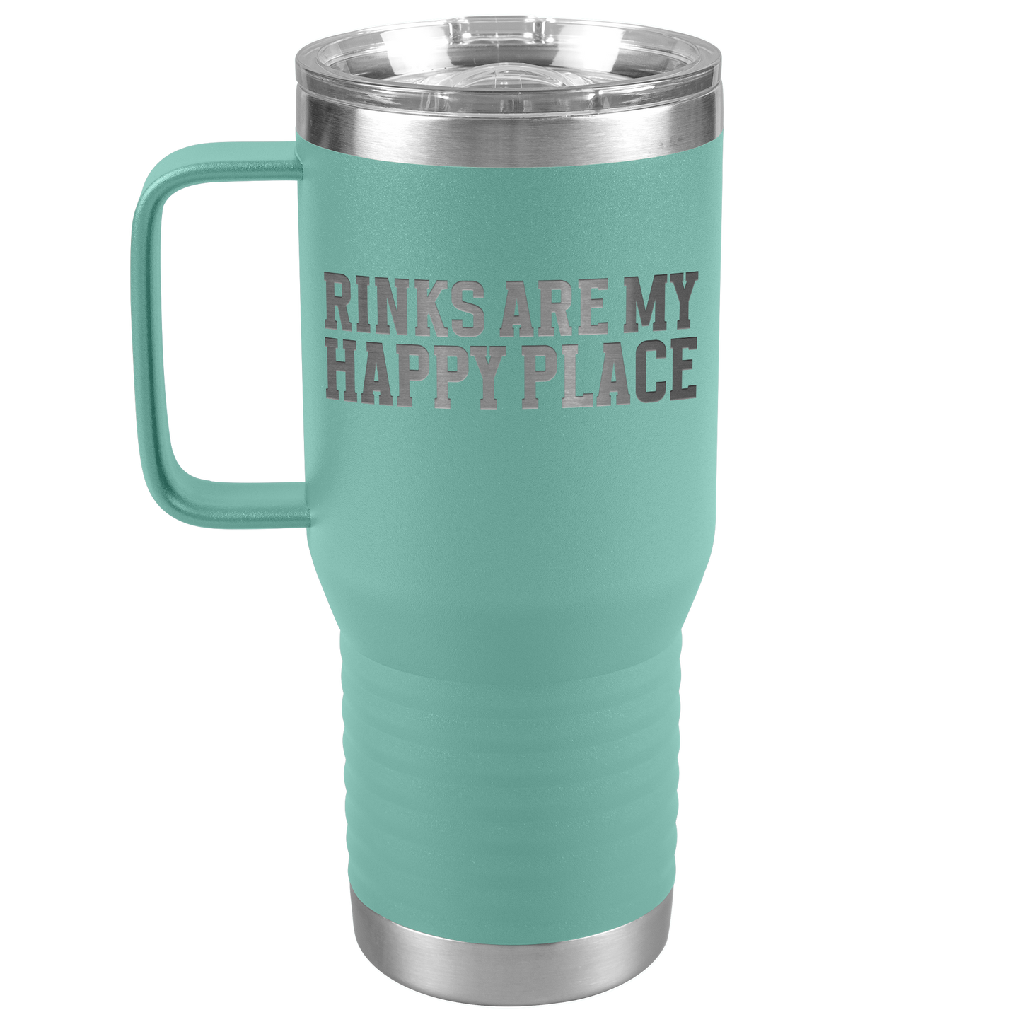Rinks Are My Happy Place Travel Mug