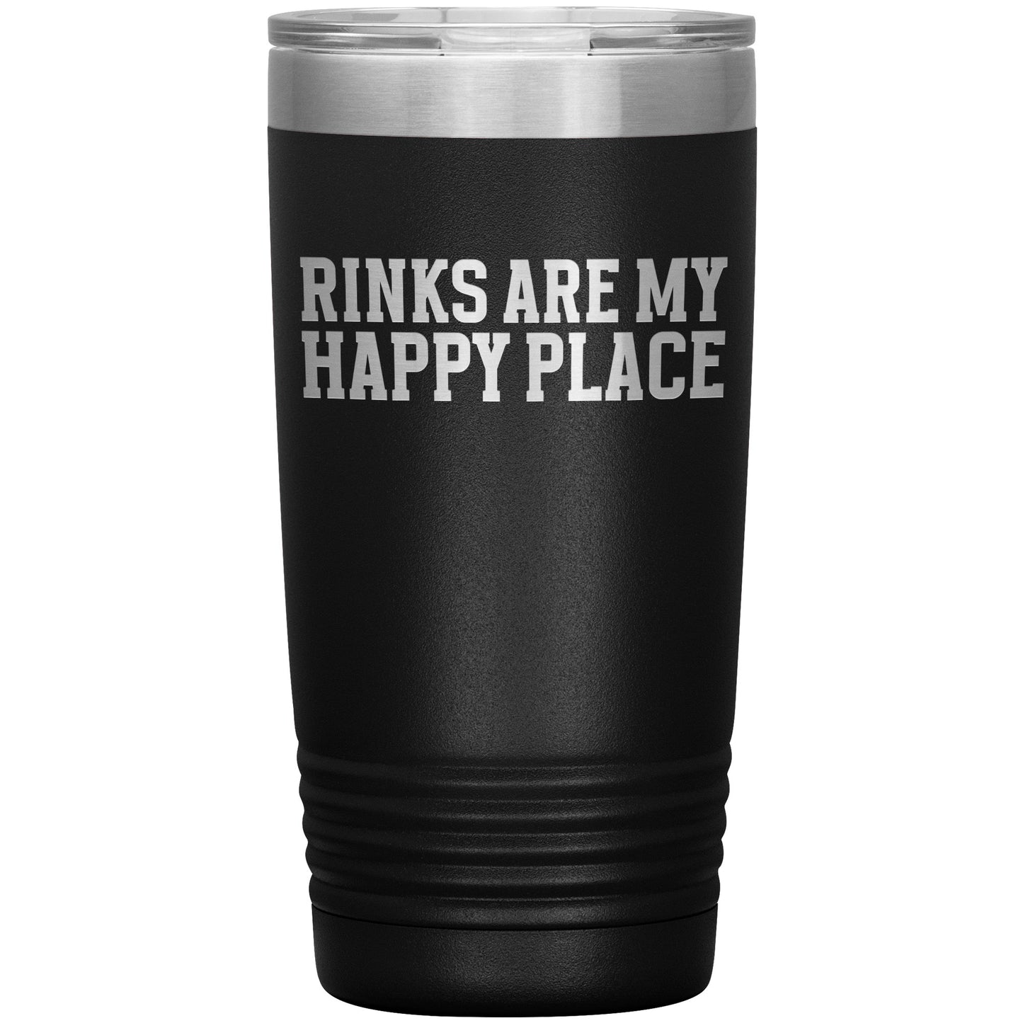 Rinks Are My Happy Place Travel Mug