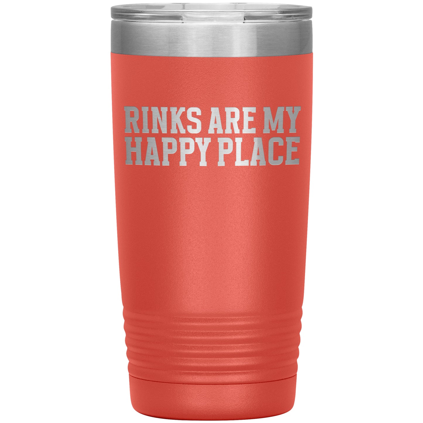 Rinks Are My Happy Place Travel Mug