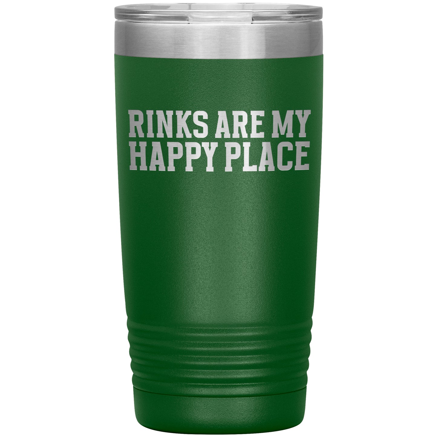 Rinks Are My Happy Place Travel Mug