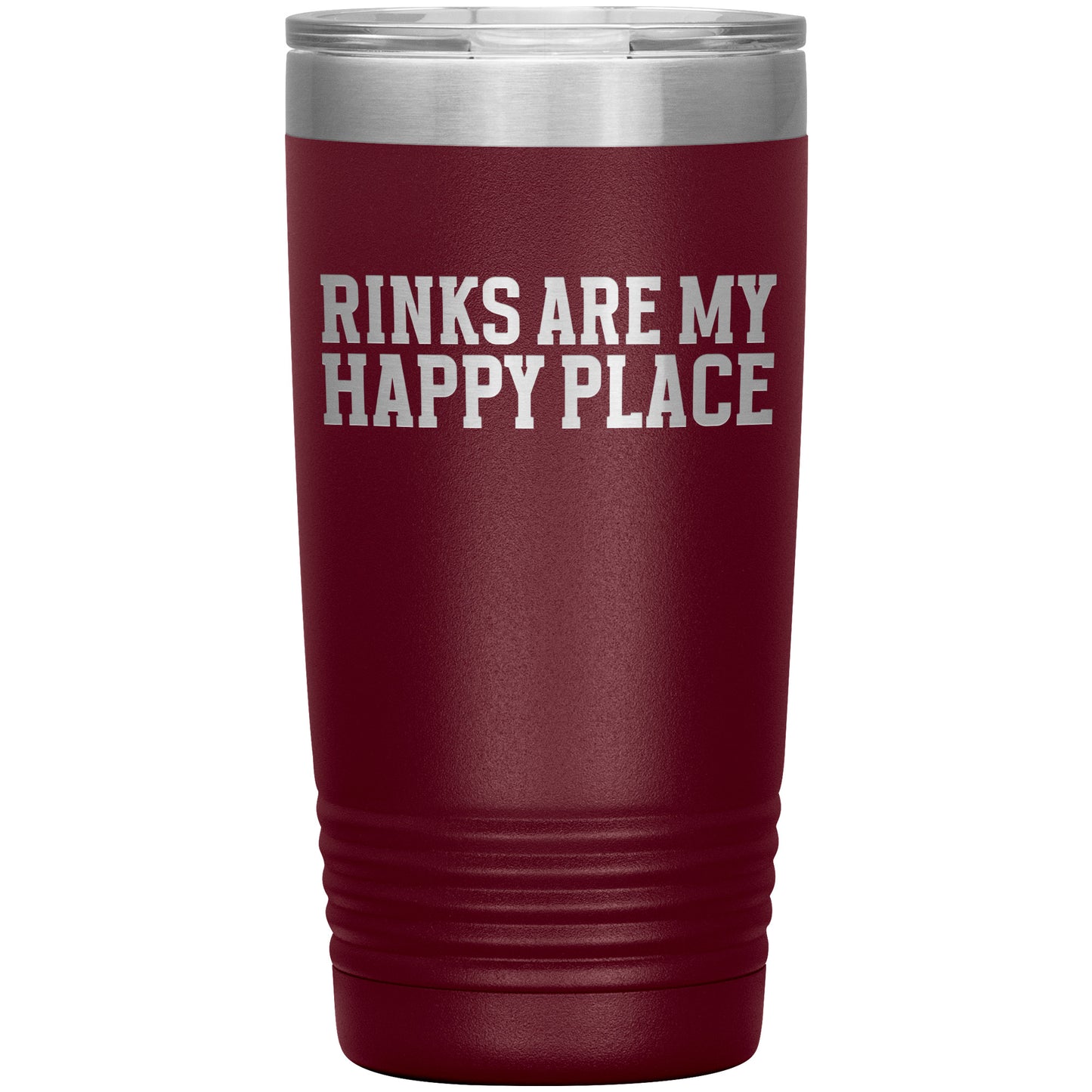 Rinks Are My Happy Place Travel Mug