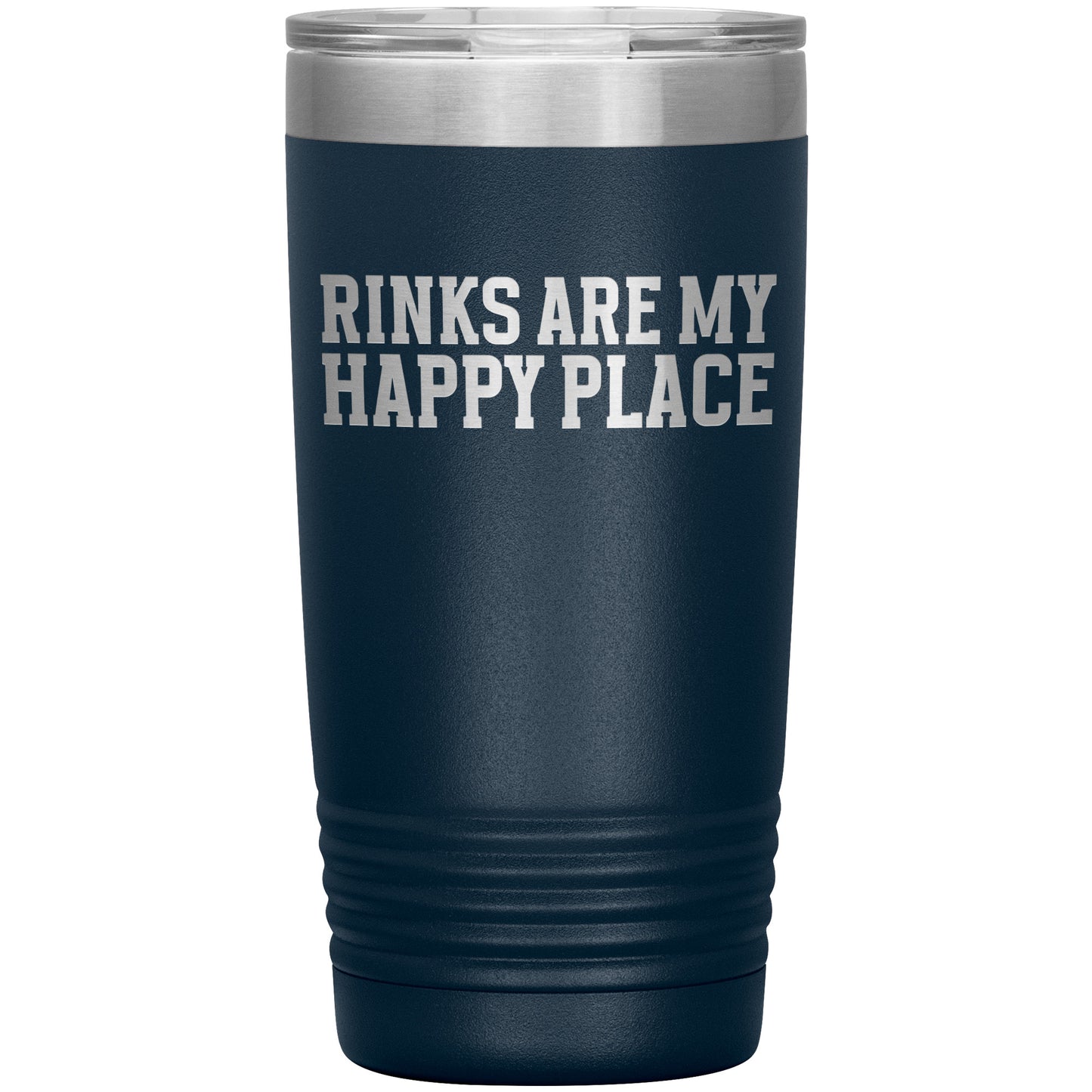 Rinks Are My Happy Place Travel Mug