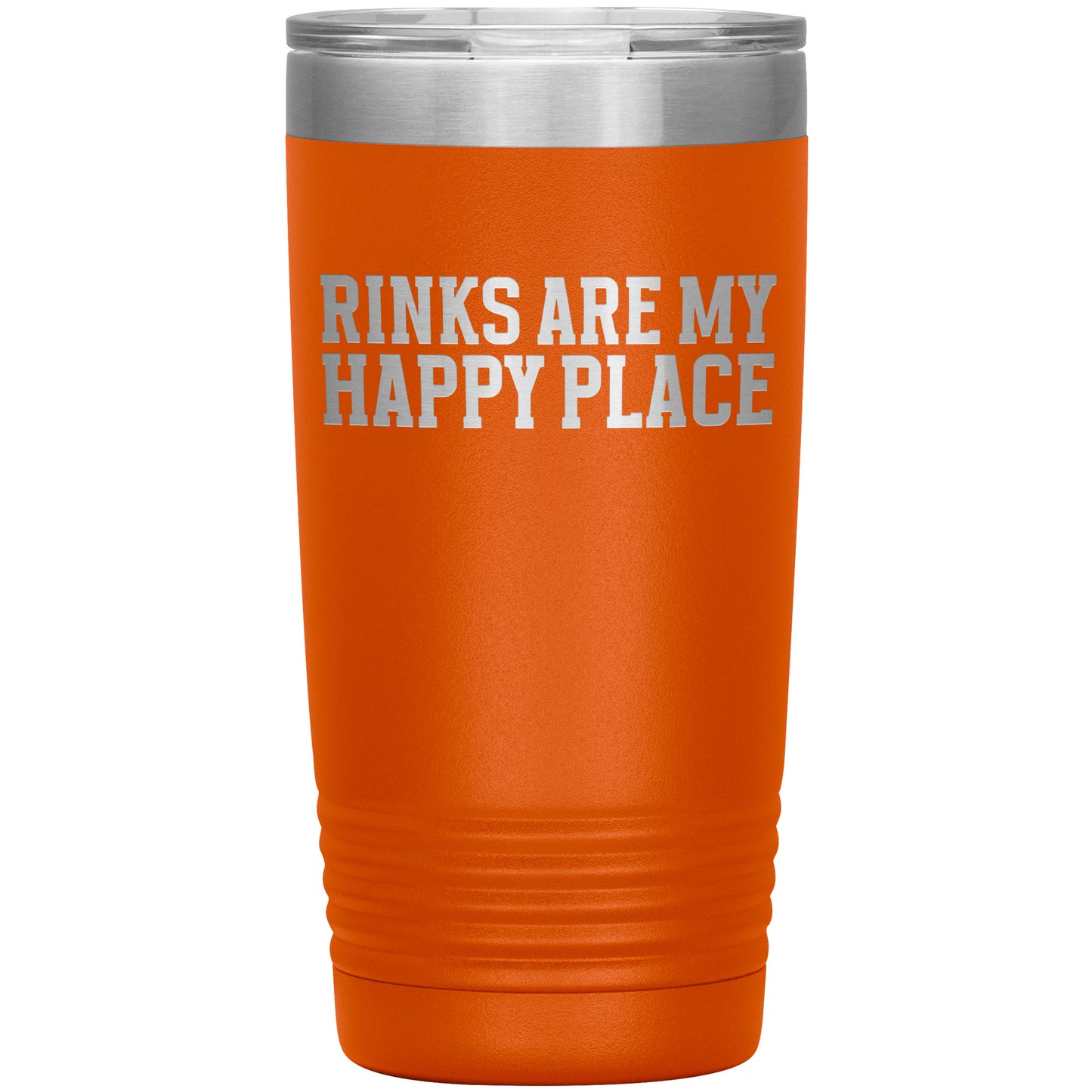 Rinks Are My Happy Place Travel Mug