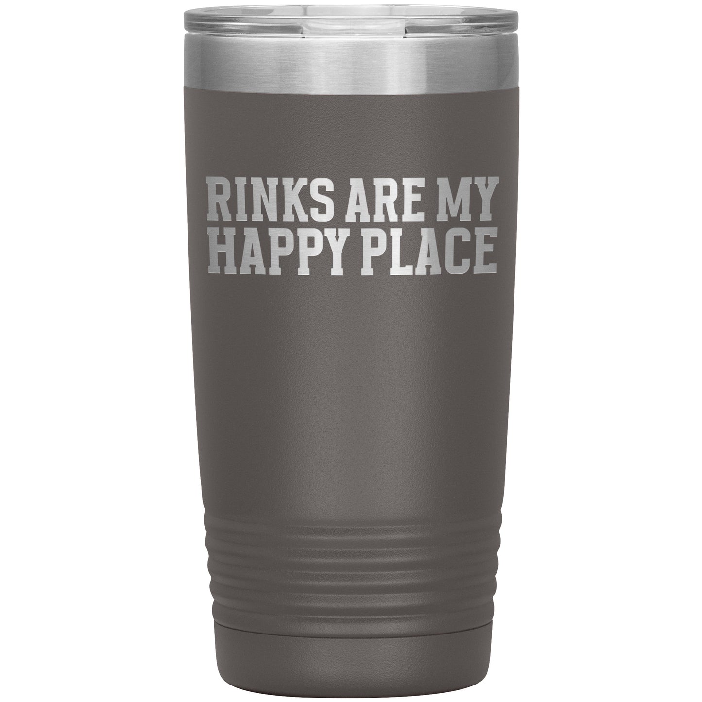 Rinks Are My Happy Place Travel Mug