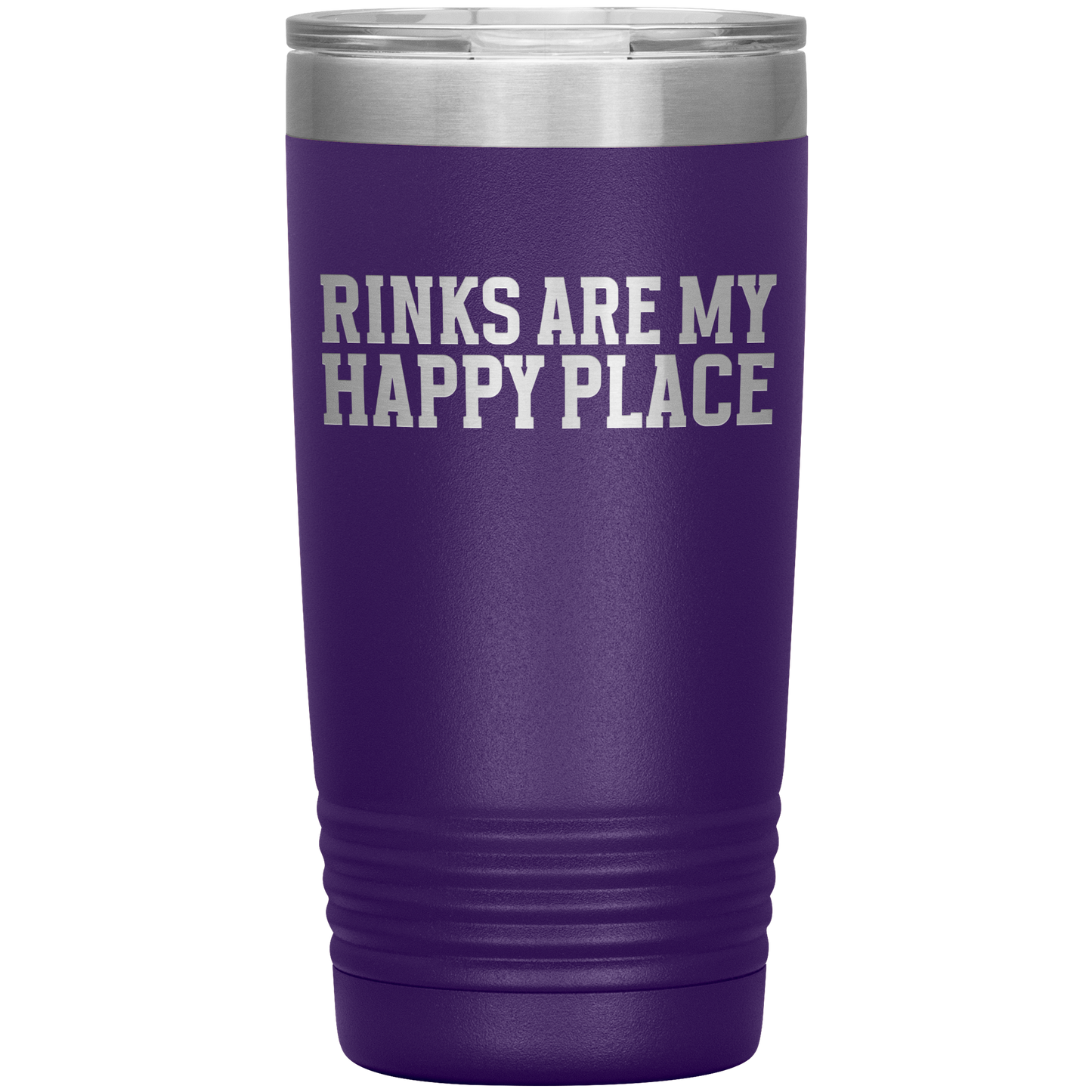Rinks Are My Happy Place Travel Mug