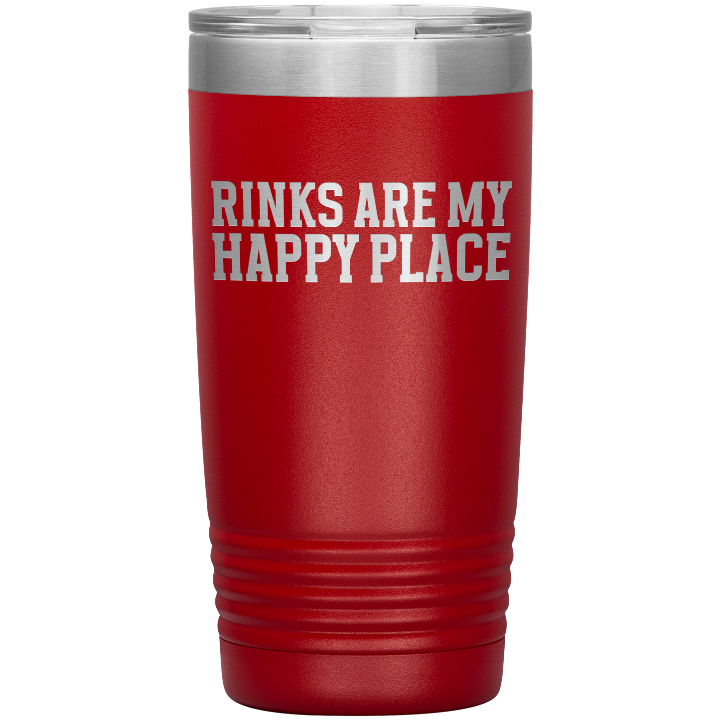 Rinks Are My Happy Place Travel Mug