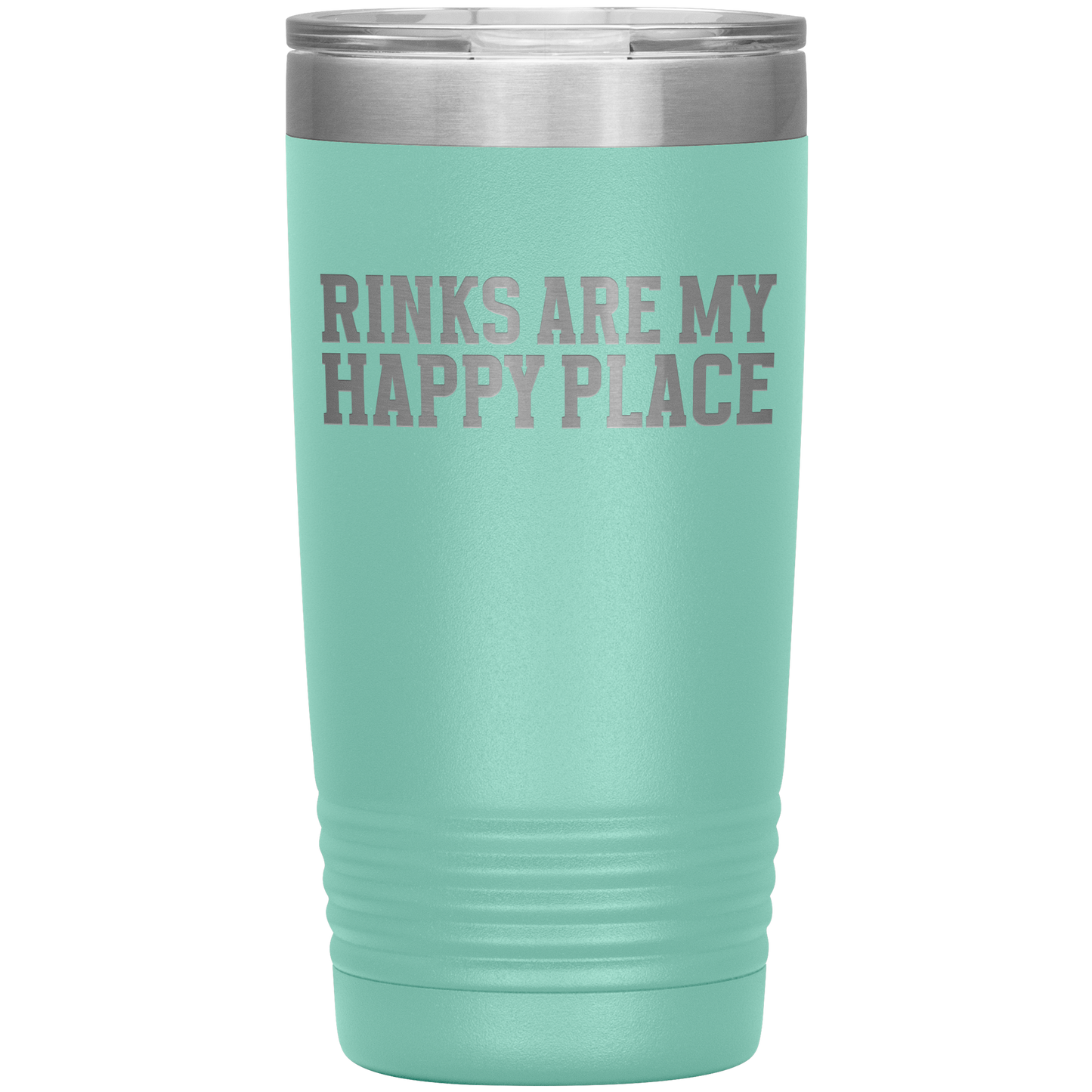 Rinks Are My Happy Place Travel Mug