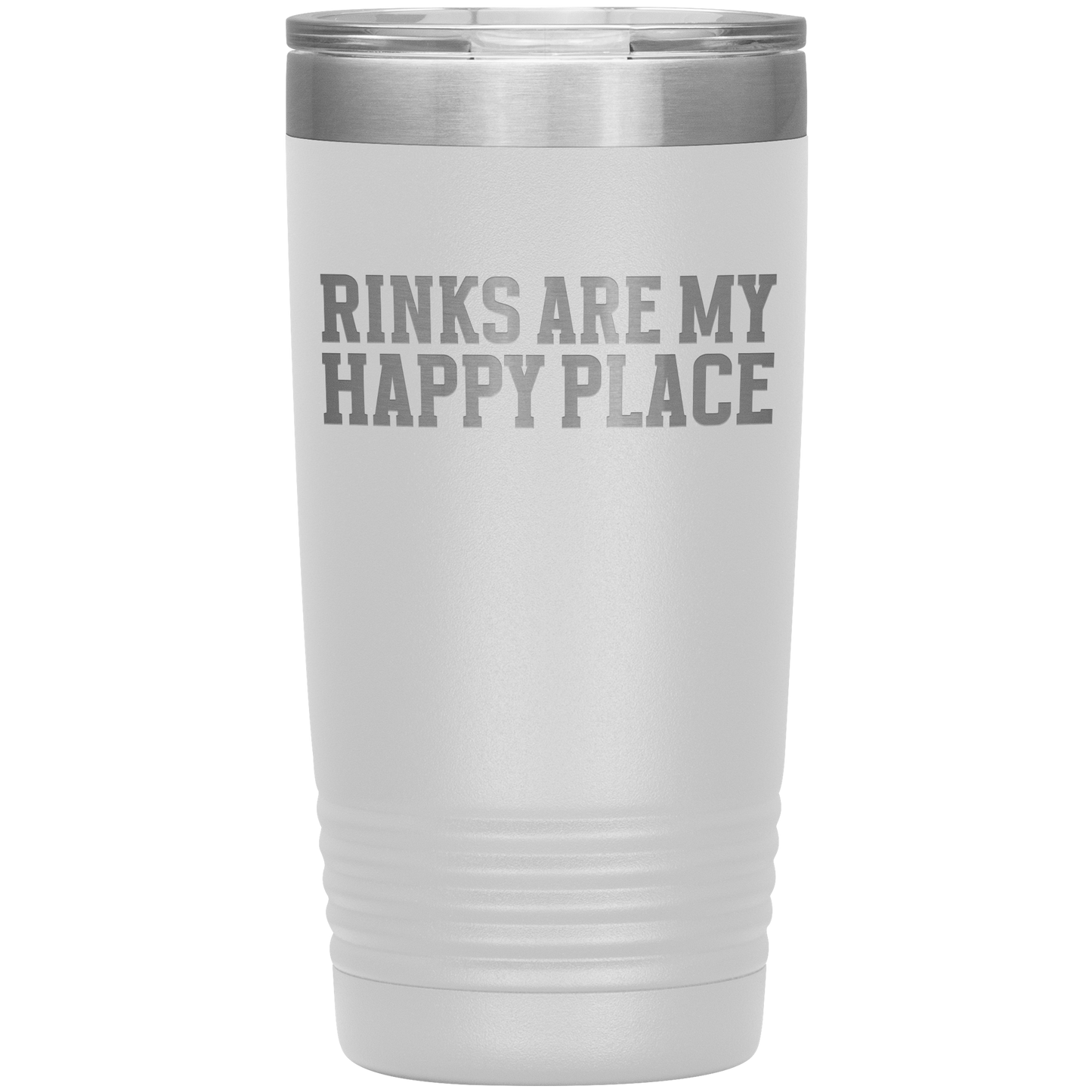 Rinks Are My Happy Place Travel Mug