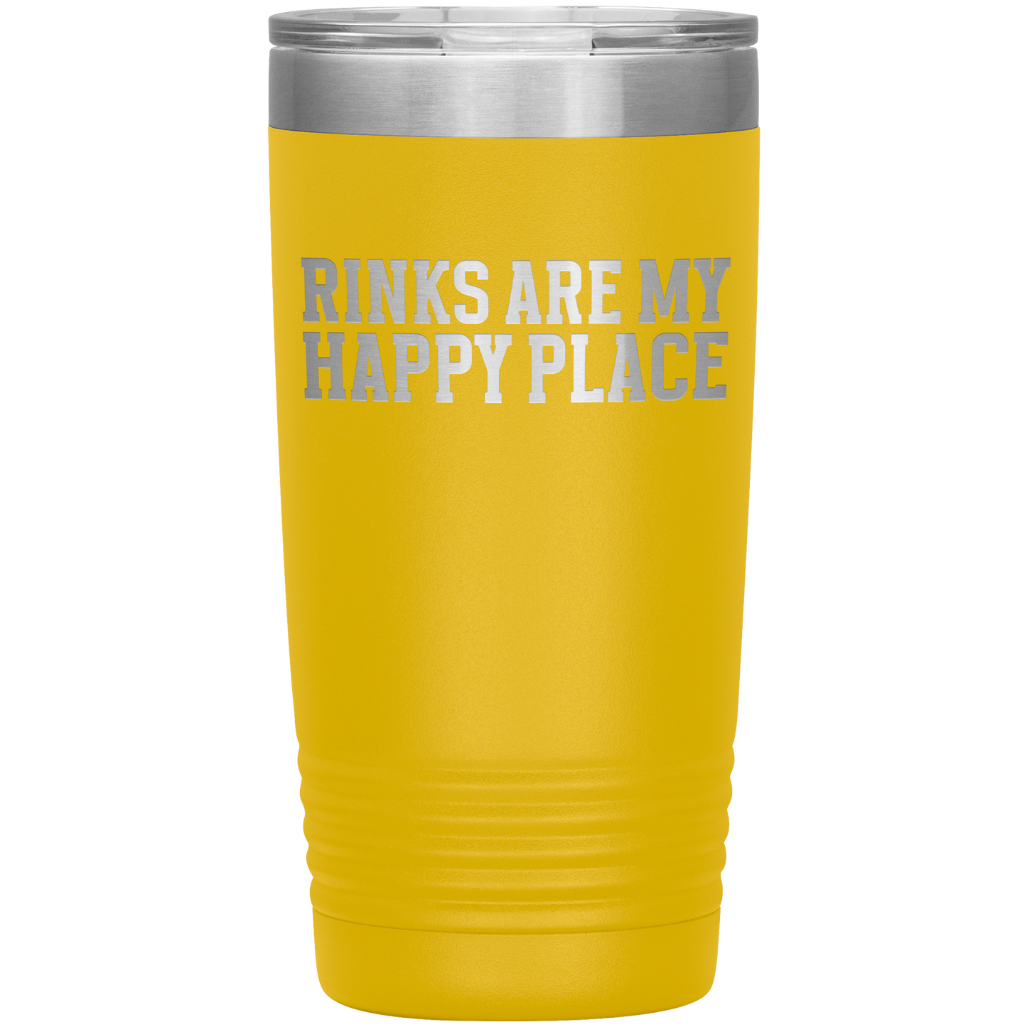 Rinks Are My Happy Place Travel Mug