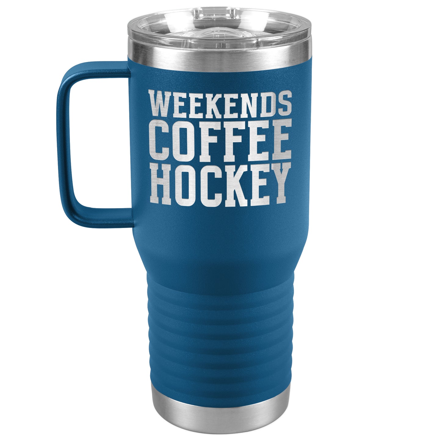 Weekends, Coffee, Hockey Travel Mug