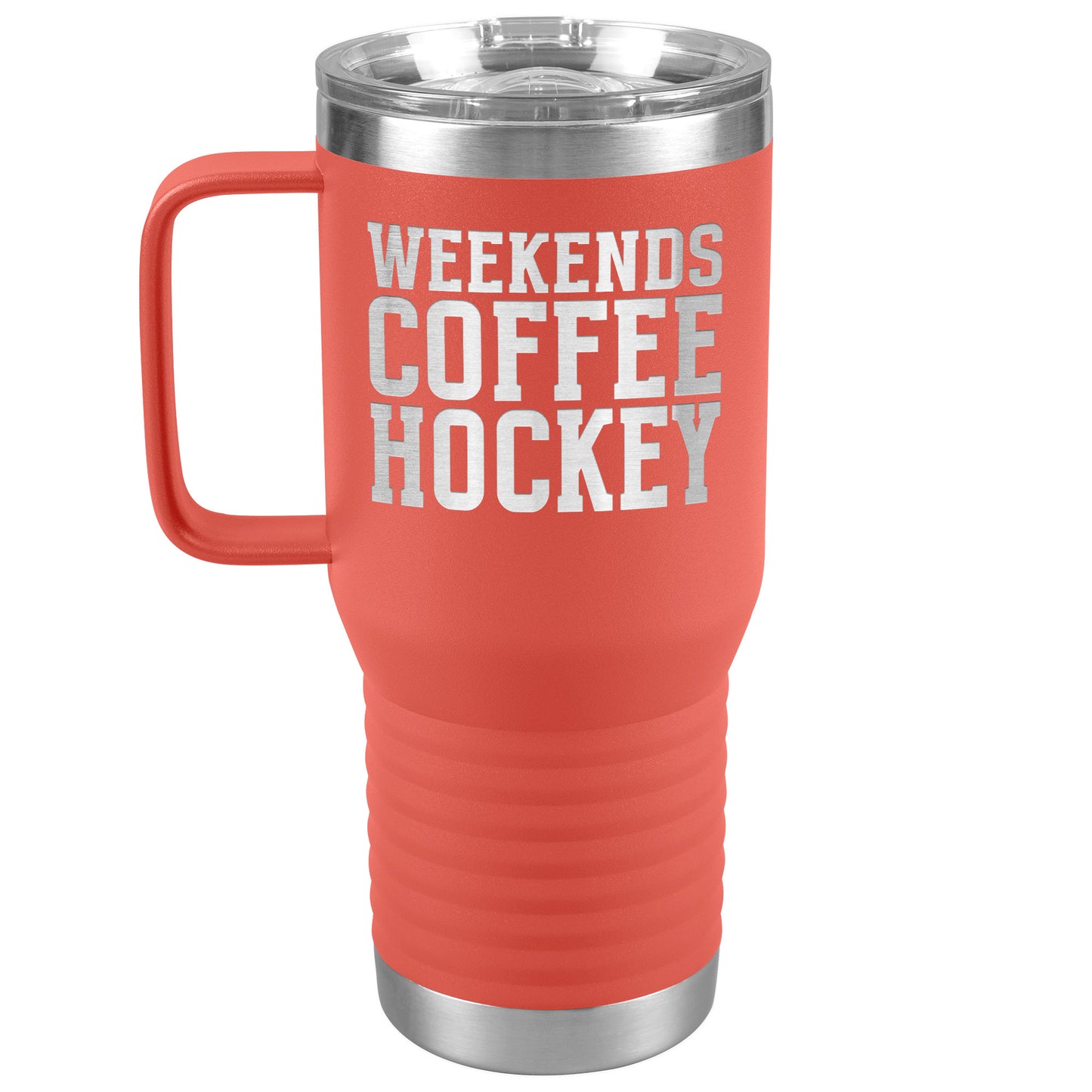 Weekends, Coffee, Hockey Travel Mug