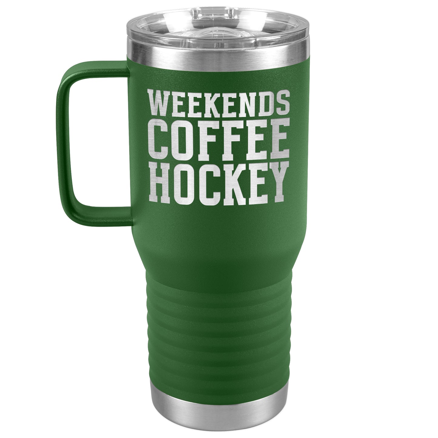 Weekends, Coffee, Hockey Travel Mug