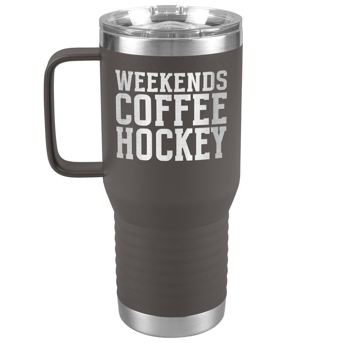 Weekends, Coffee, Hockey Travel Mug
