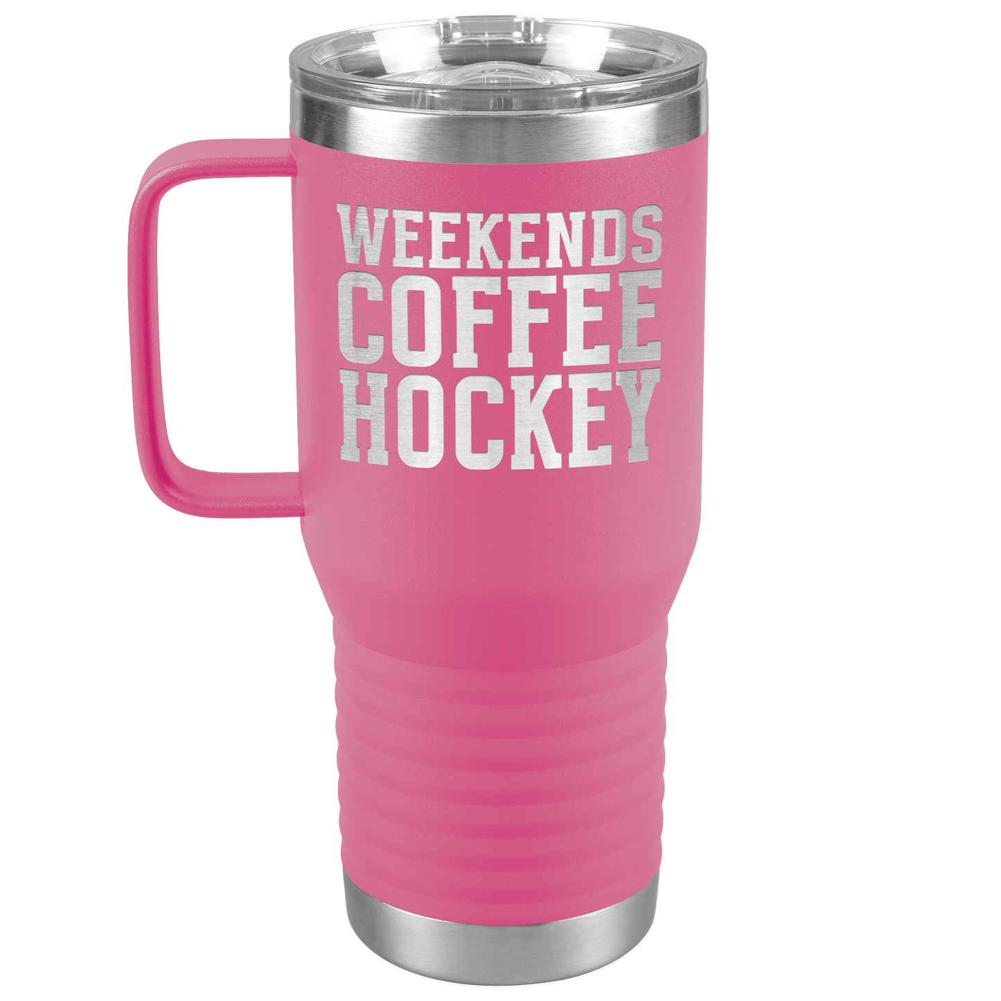 Weekends, Coffee, Hockey Travel Mug
