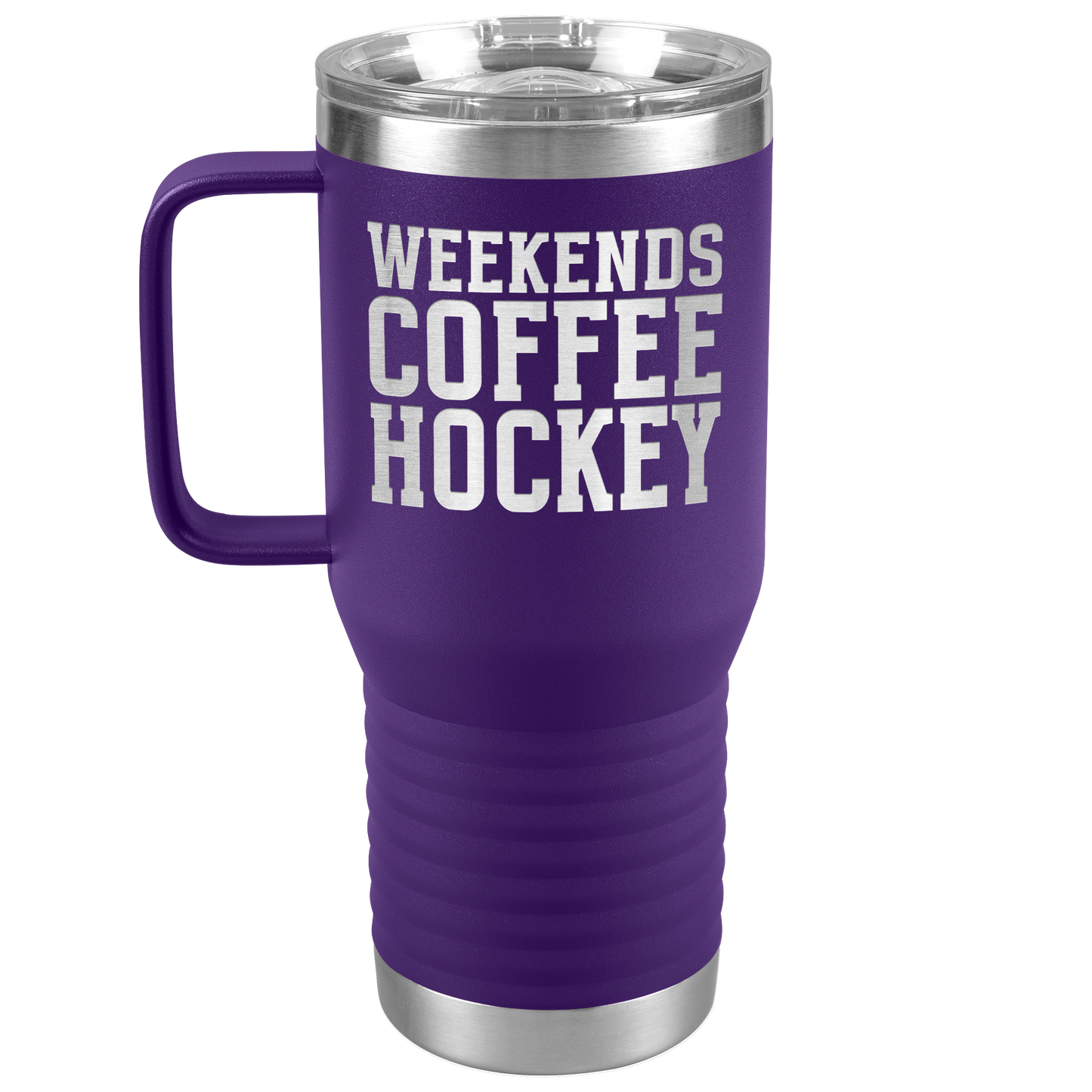 Weekends, Coffee, Hockey Travel Mug