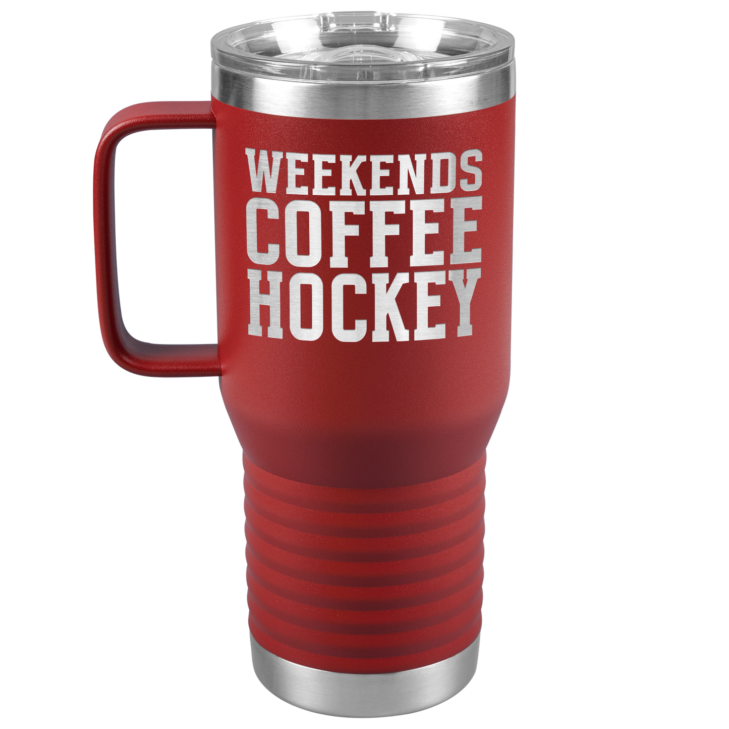 Weekends, Coffee, Hockey Travel Mug