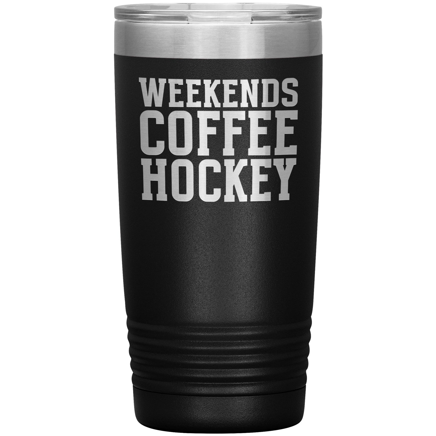 Weekends, Coffee, Hockey Travel Mug