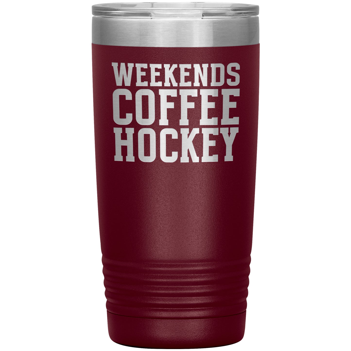 Weekends, Coffee, Hockey Travel Mug