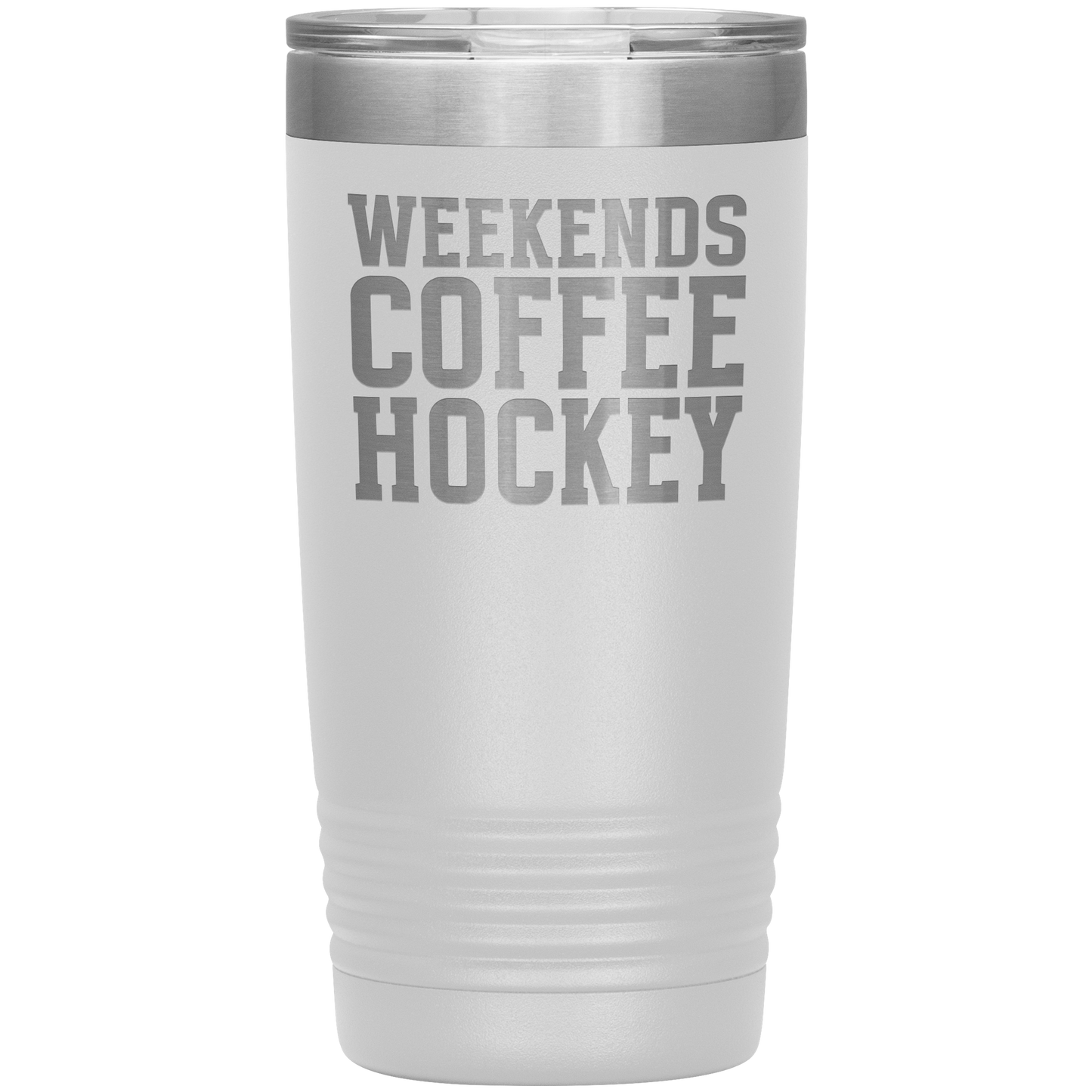 Weekends, Coffee, Hockey Travel Mug