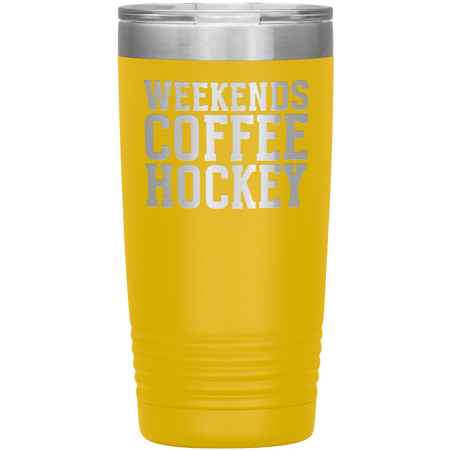 Weekends, Coffee, Hockey Travel Mug