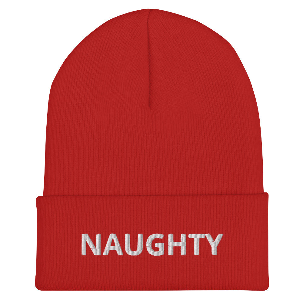Naughty Cuffed Beanie