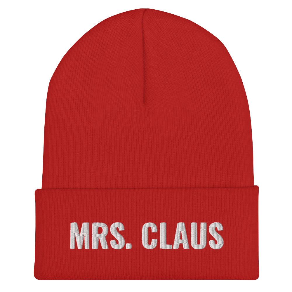 Mrs. Claus Cuffed Beanie
