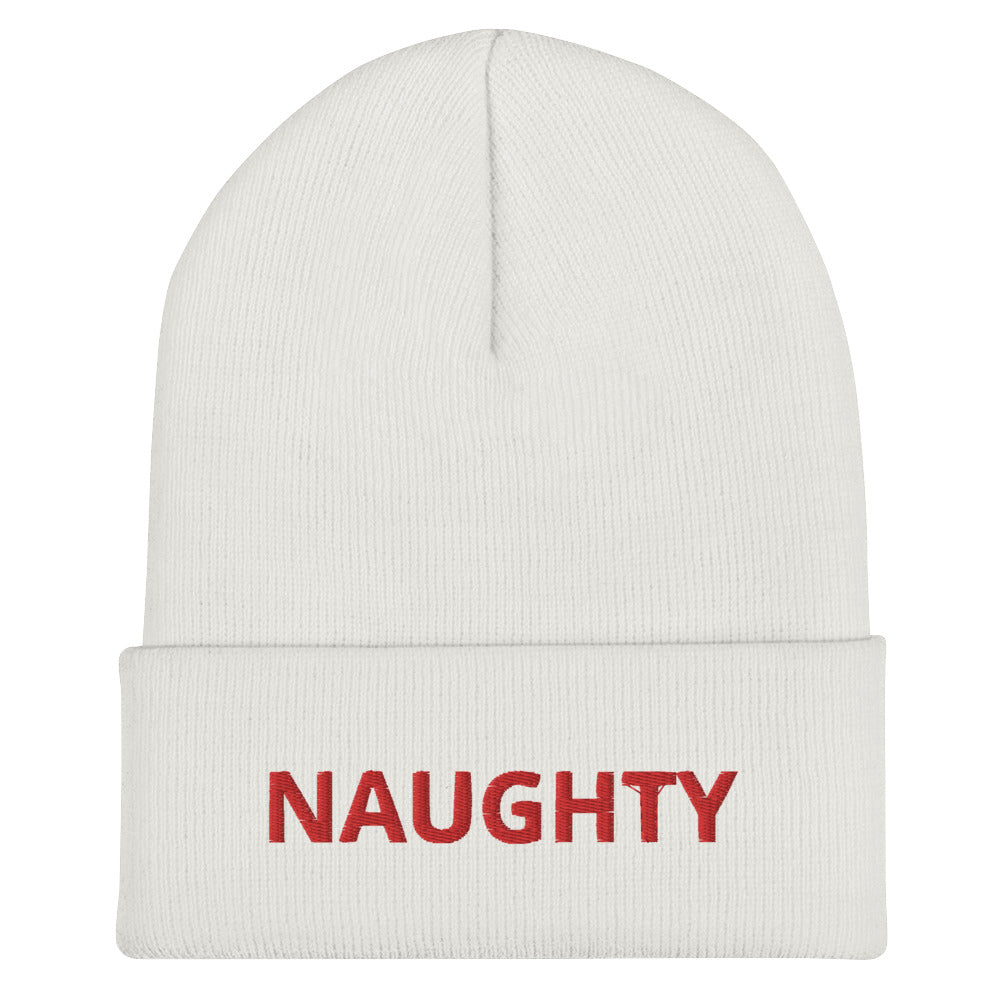 Naughty Cuffed Beanie