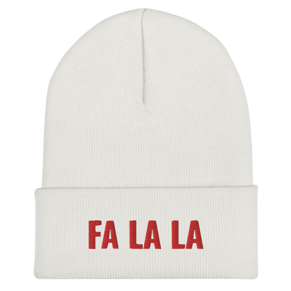 Fa La La Cuffed Beanie