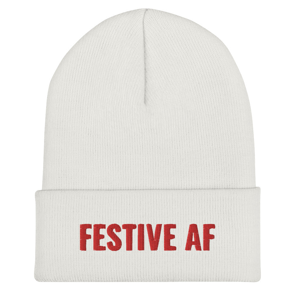 Festive AF Cuffed Beanie