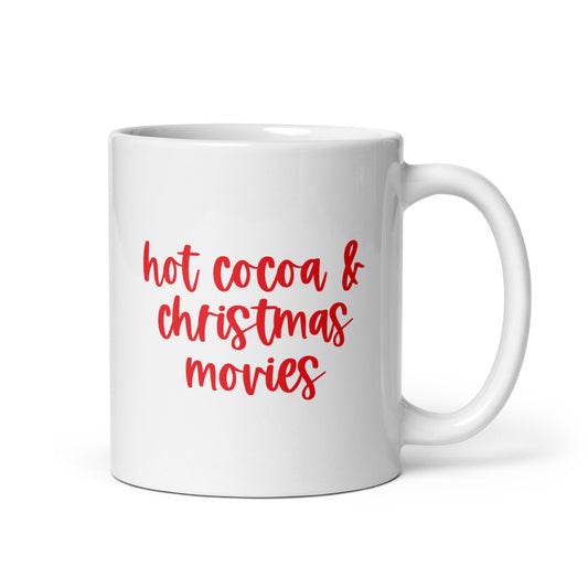 Hot Cocoa & Christmas Movies Mug