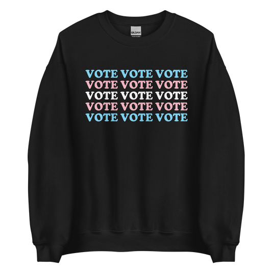 Transgender Flag Vote Sweatshirt