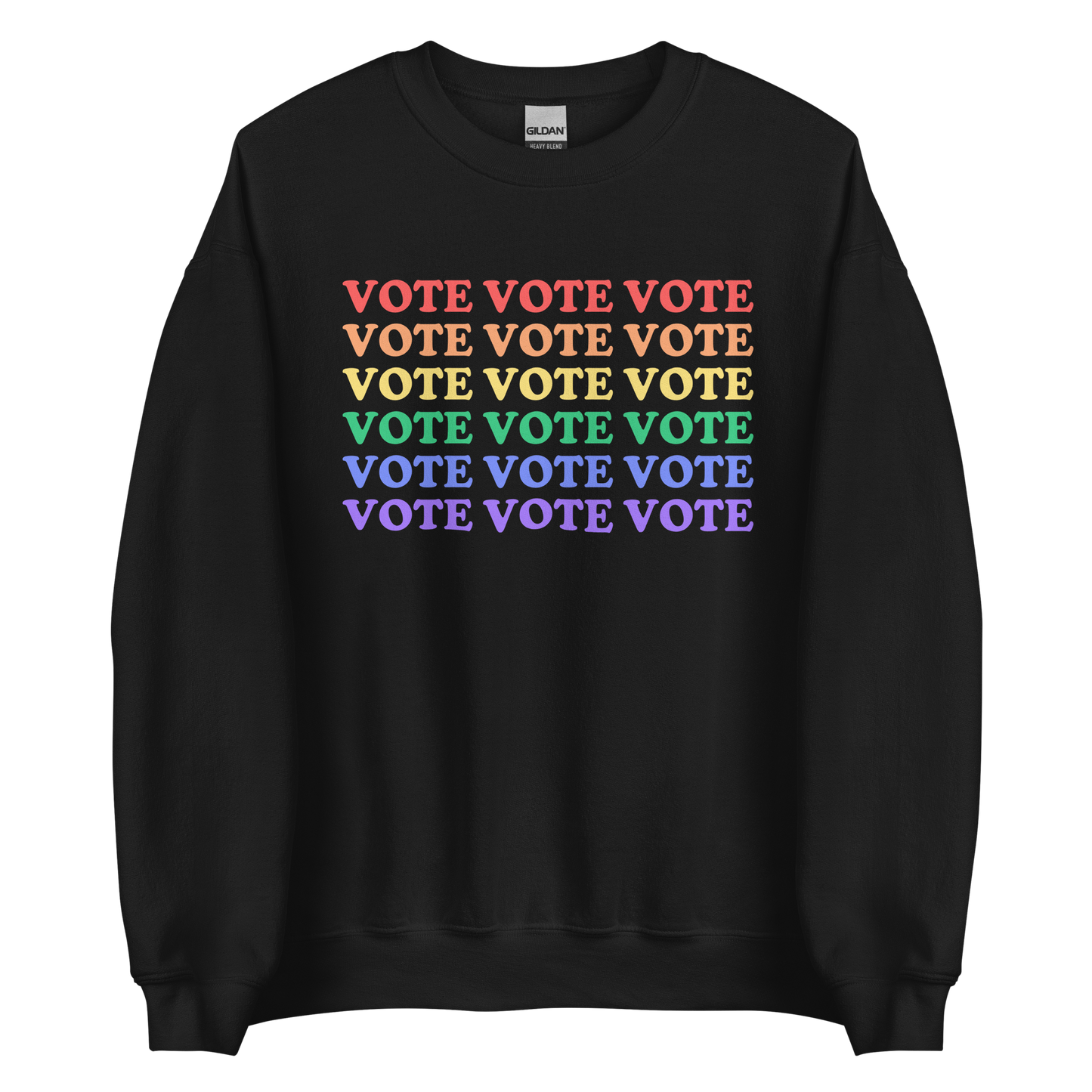 LGBTQA Flag Vote Sweatshirt