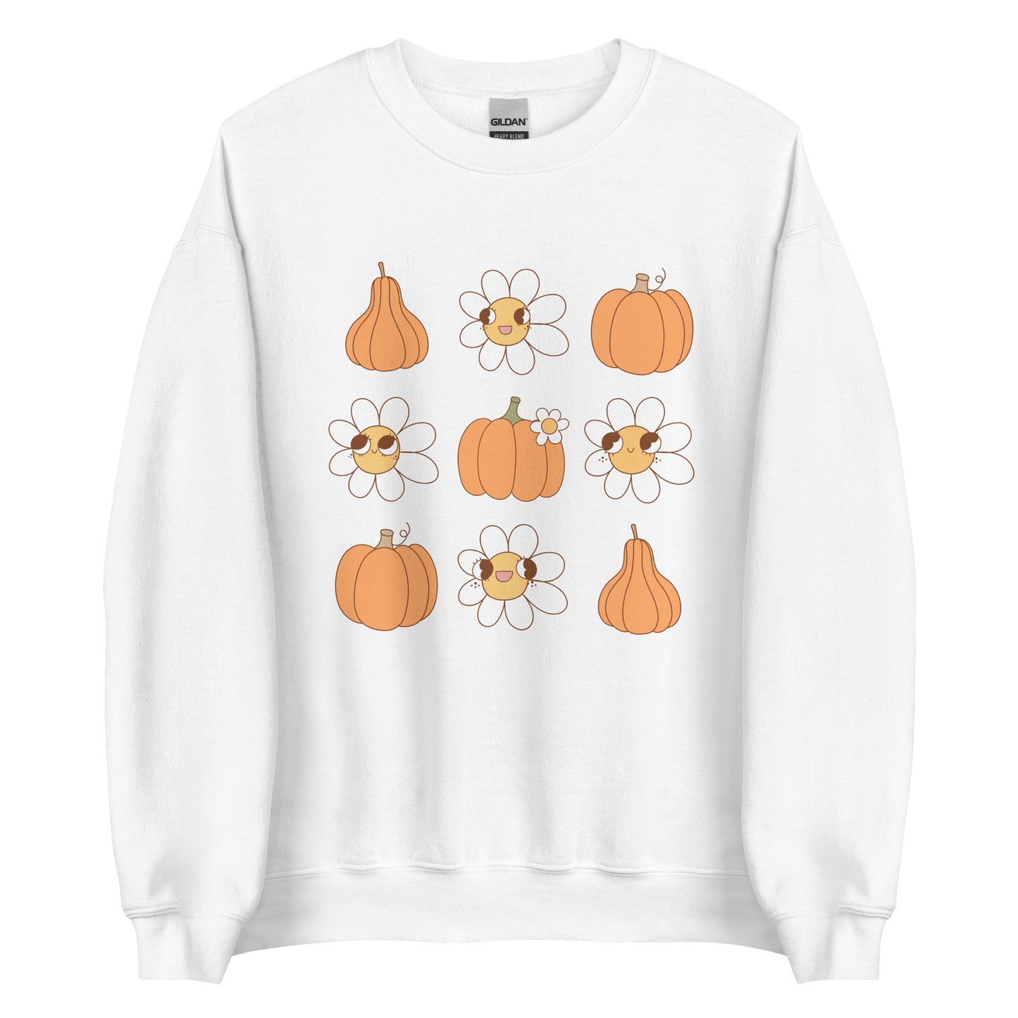 Pumpkins and Flowers Sweatshirt