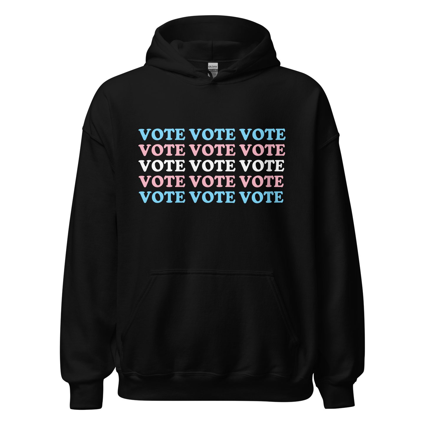 Transgender Flag Vote Hoodie