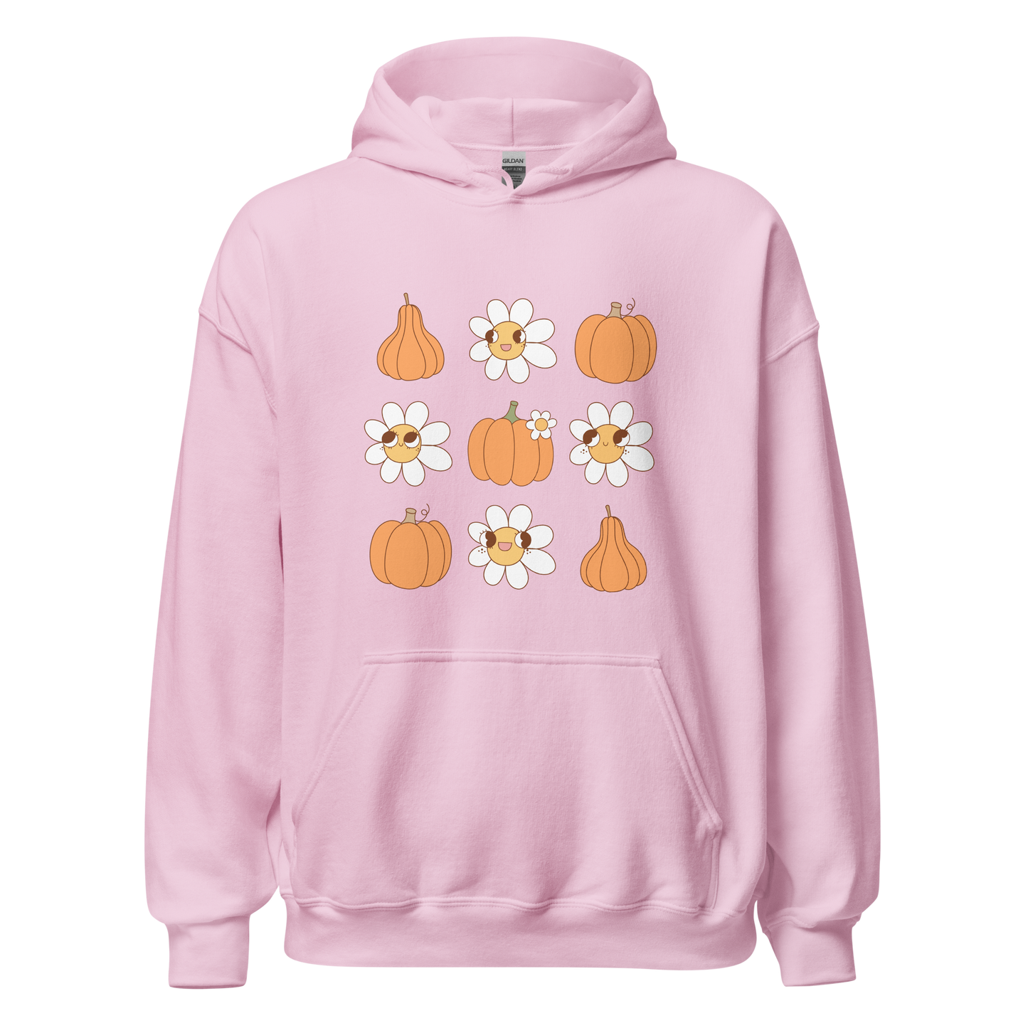 Pumpkins and Flowers Hoodie