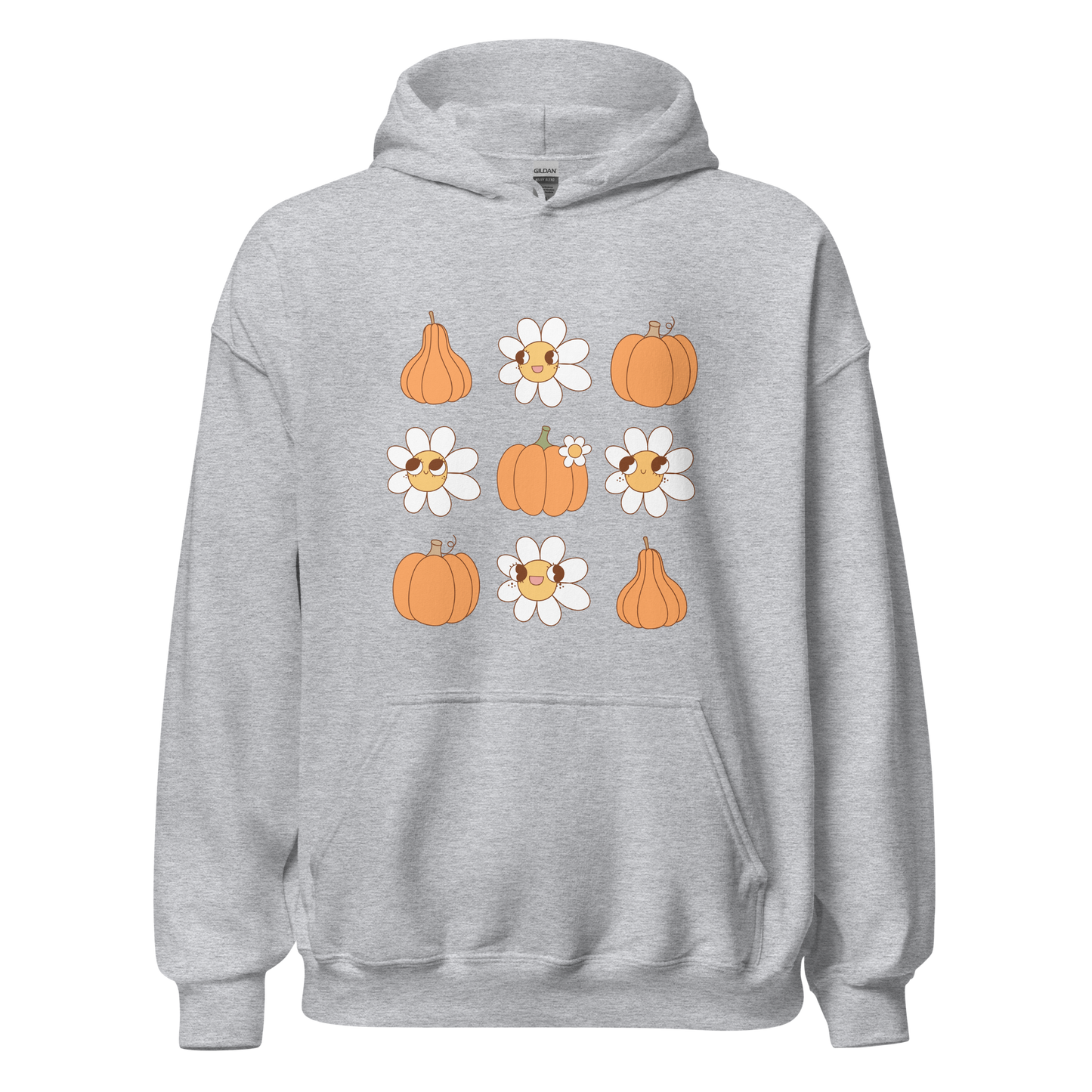 Pumpkins and Flowers Hoodie