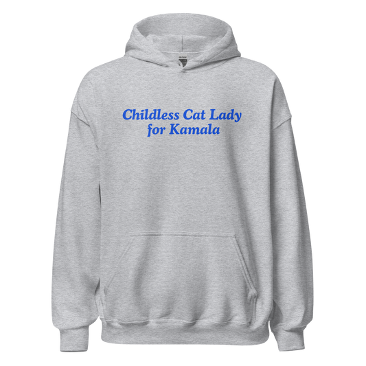 Childless Cat Lady for Kamala Hoodie