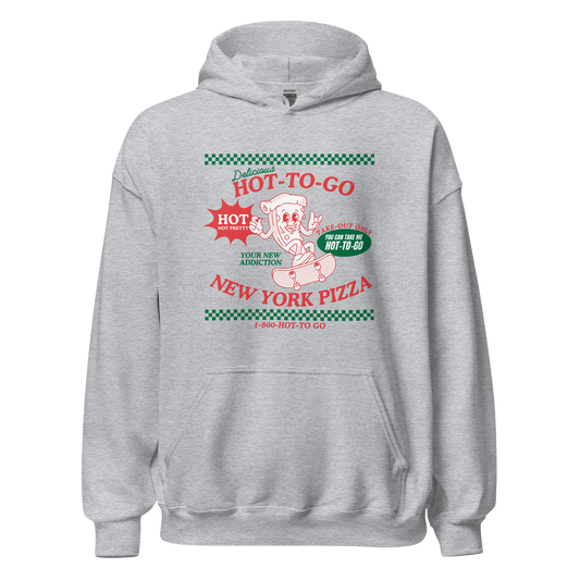 Hot To Go New York Pizza Hoodie